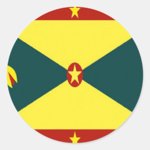 Grenada Classic Round Sticker