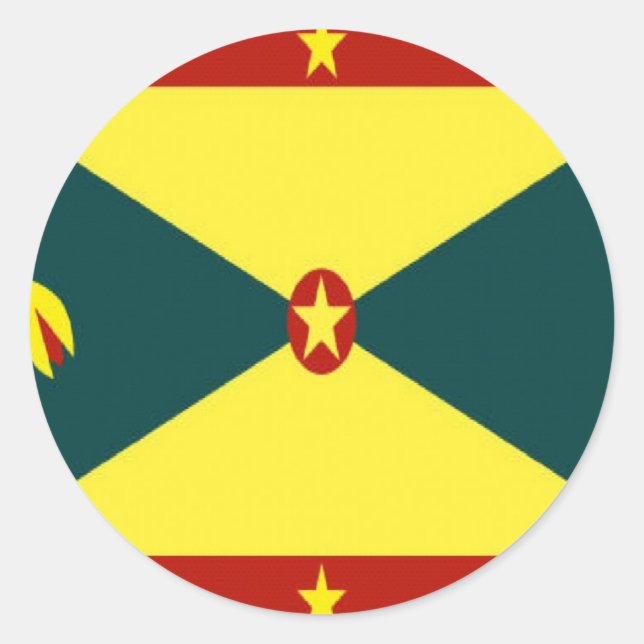 Grenada Classic Round Sticker (Front)