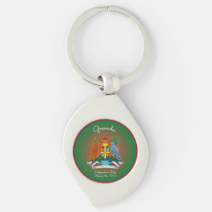 Grenada Coat of Arms Key Ring