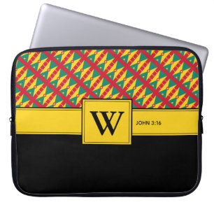 GRENADA Custom Monogram Christian Laptop Sleeve