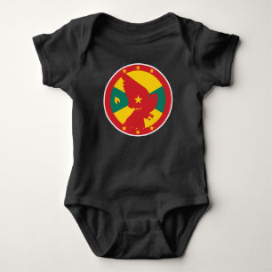 Grenada Dove Grenadian National Animal Flag Baby Bodysuit