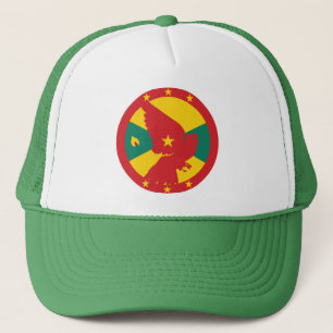 Grenada Dove Grenadian National Animal Flag Trucker Hat