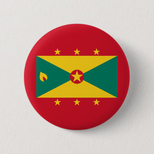 Grenada Flag 6 Cm Round Badge