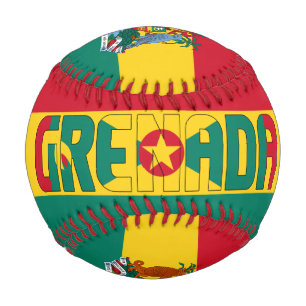 Grenada Flag and Coat of Arms Patriotic Baseball