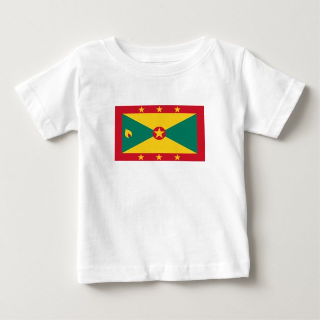 Grenada Flag Baby T-Shirt (Front)
