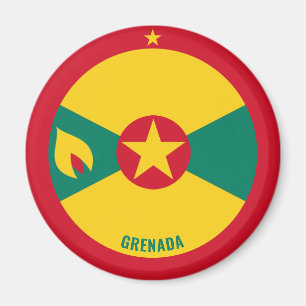 Grenada Flag Charming Patriotic Magnet