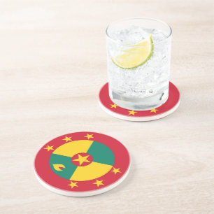 Grenada flag coaster