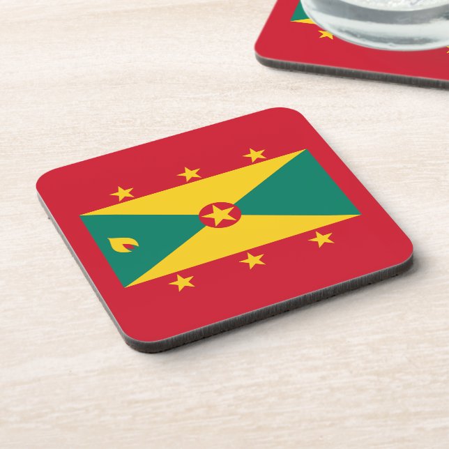 Grenada Flag  Coaster (Left Side)