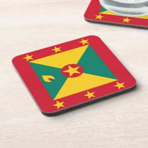 Grenada flag coaster