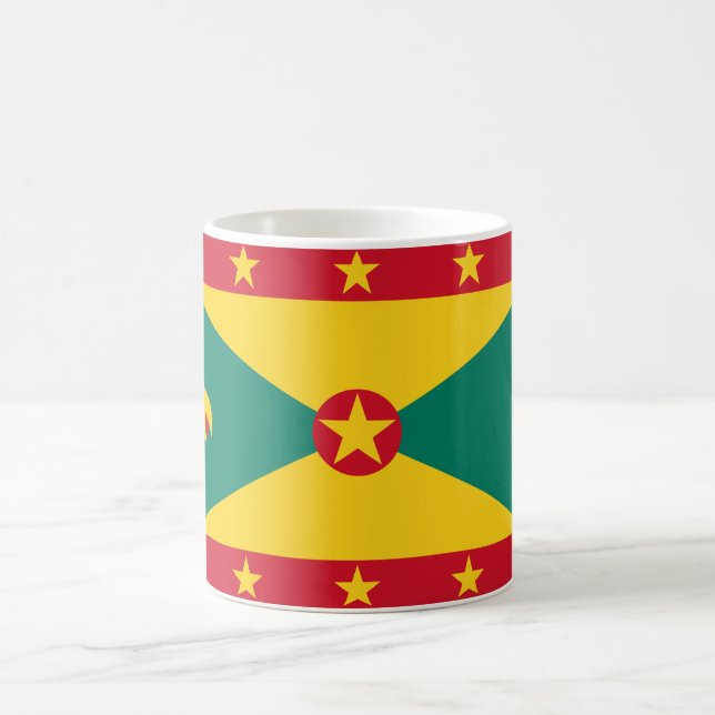 Grenada Flag Coffee Mug (Center)