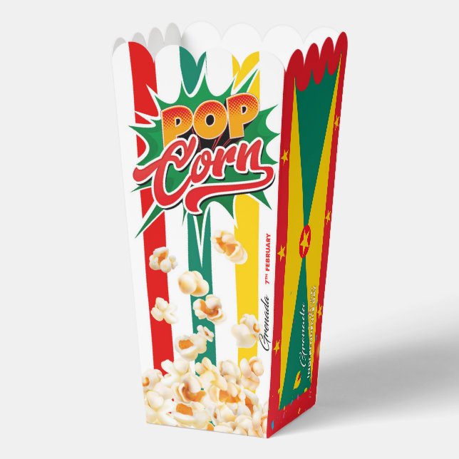 Grenada flag favour box (Back)