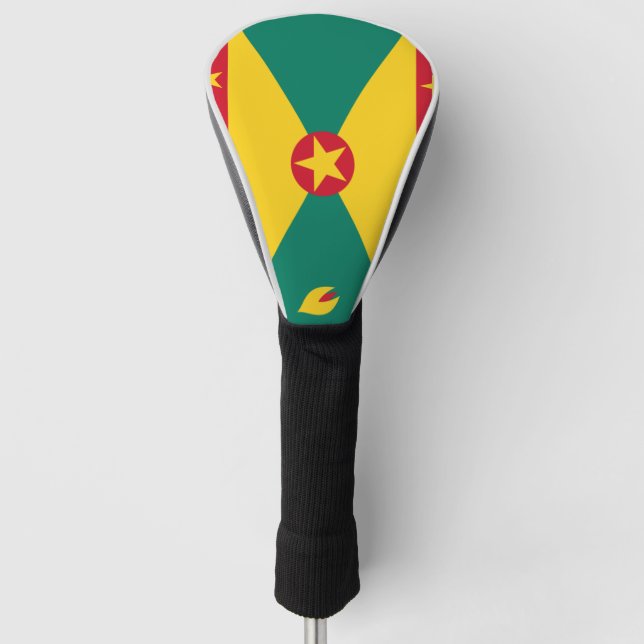 Grenada Flag Golf Head Cover (Front)