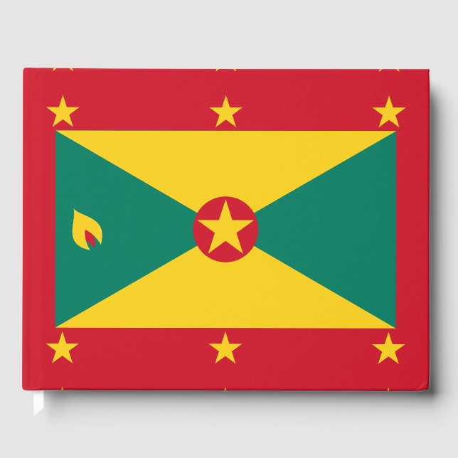 Grenada flag guest book (Front)