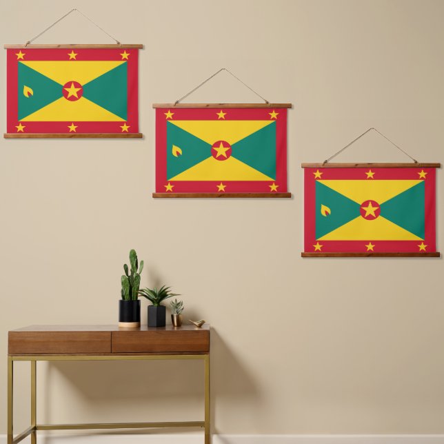 Grenada flag hanging tapestry (Asymmetrical)