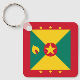 Grenada Flag Key Ring