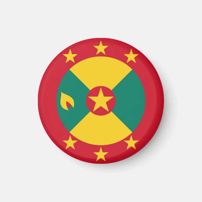 Grenada flag magnet (Front)