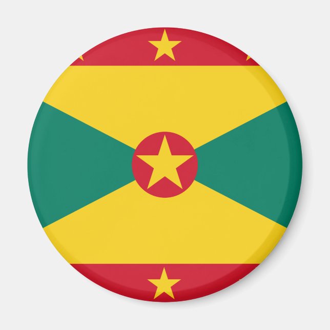 Grenada Flag Magnet (Front)