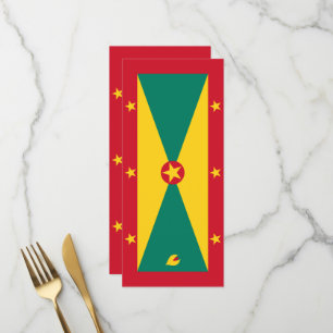 Grenada flag menu