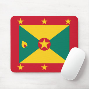 Grenada flag mouse pad