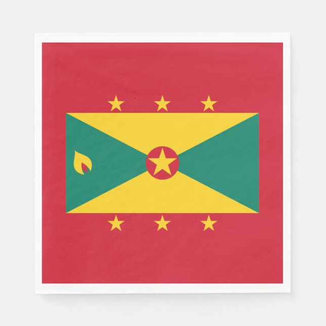 Grenada Flag Napkin (Front)