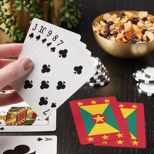 Grenada flag playing cards (In Situ)