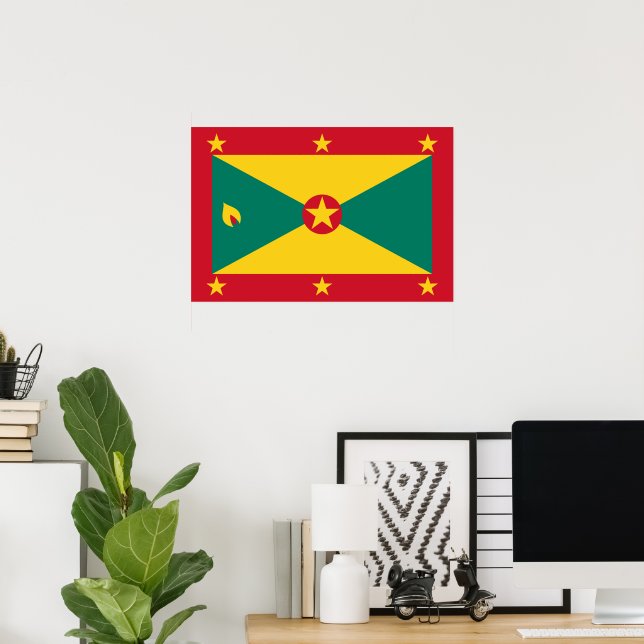 Grenada flag poster (Home Office)
