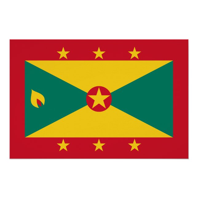Grenada Flag Poster (Front)