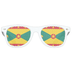 Grenada Flag Retro Sunglasses