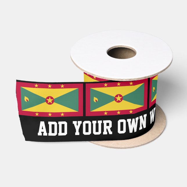 Grenada Flag Satin Ribbon (Spool)