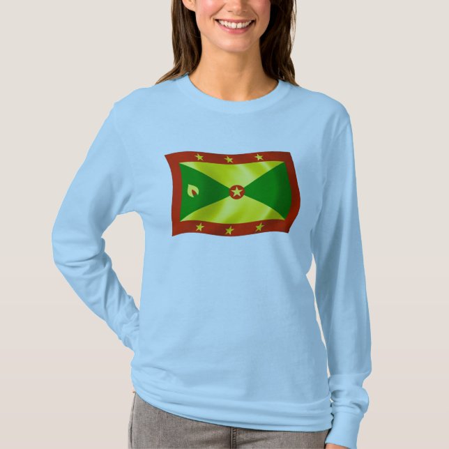 Grenada Flag Shirt (Front)