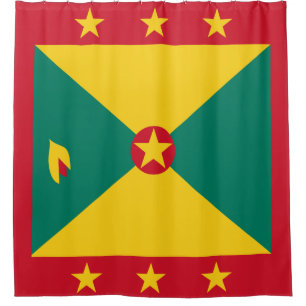 Grenada Flag Shower Curtain