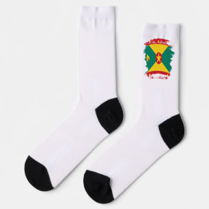 Grenada flag socks