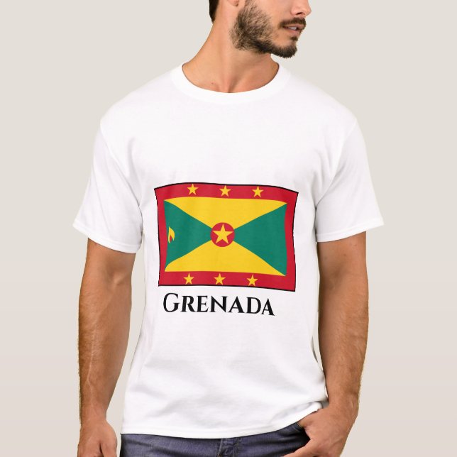 Grenada Flag T-Shirt (Front)