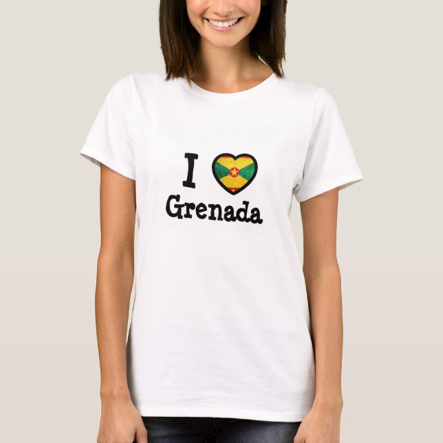 Grenada Flag T-Shirt (Front)
