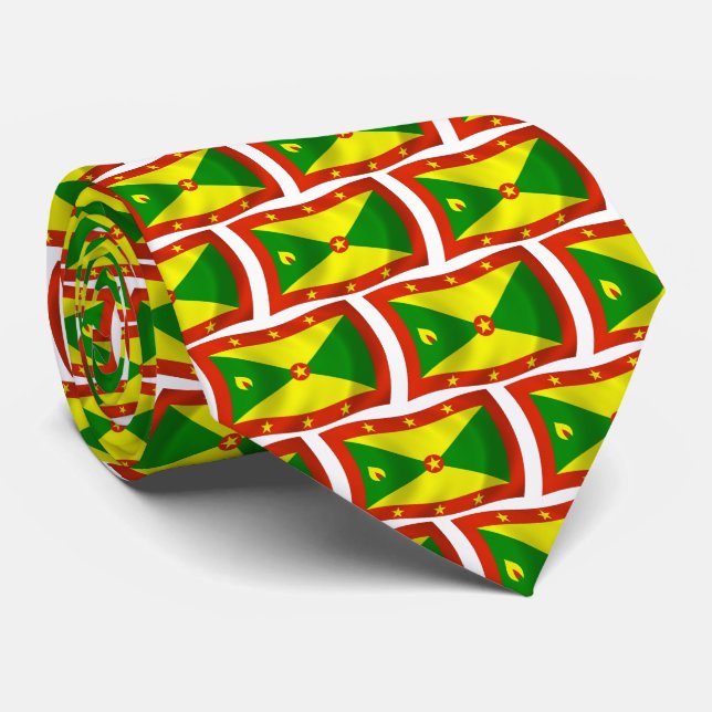 Grenada Flag Tie (Rolled)