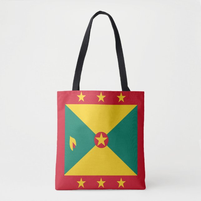 Grenada Flag Tote Bag (Front)