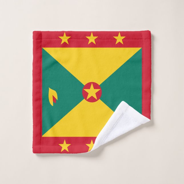 Grenada Flag Wash Cloth (Wash Cloth)