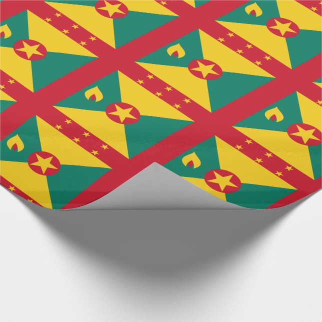 Grenada Flag Wrapping Paper (Corner)