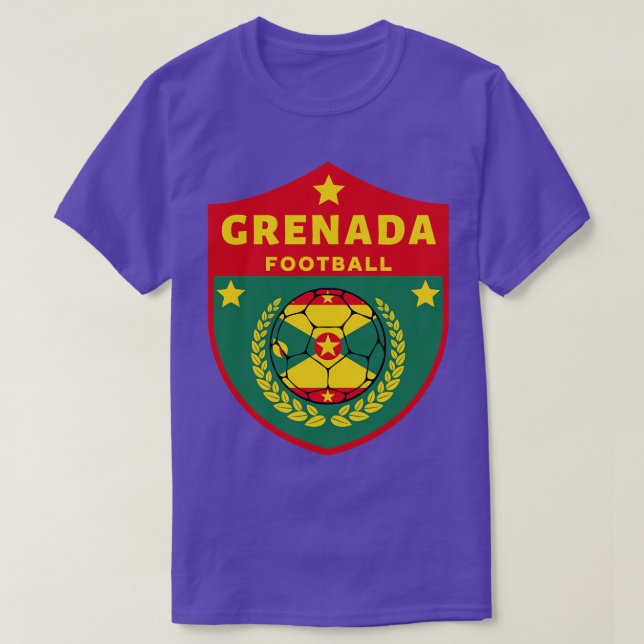 Grenada Football T-Shirt (Design Front)