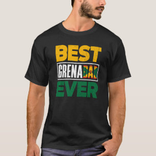 Grenada Grenadian Flag Grenadian Father Best Grena T-Shirt