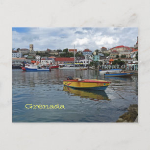 Grenada Harbour Photo Postcard