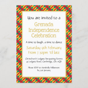 GRENADA INDEPENDENCE ANNIVERSARY INVITATION