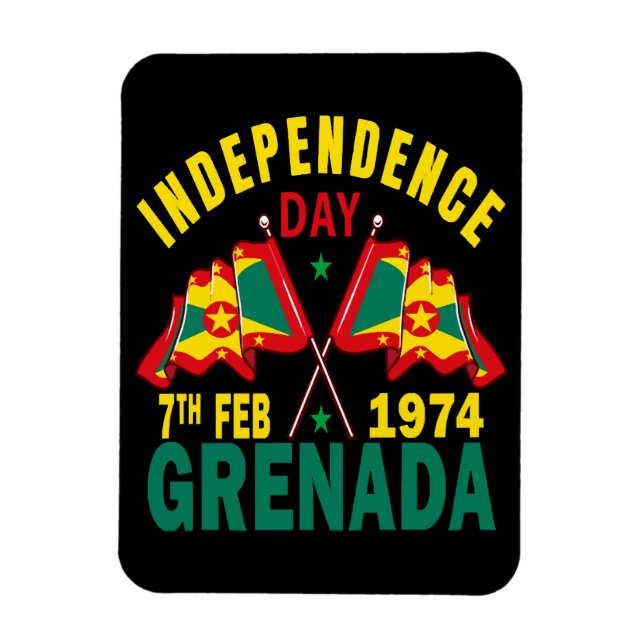 Grenada Independence Day Magnet (Vertical)