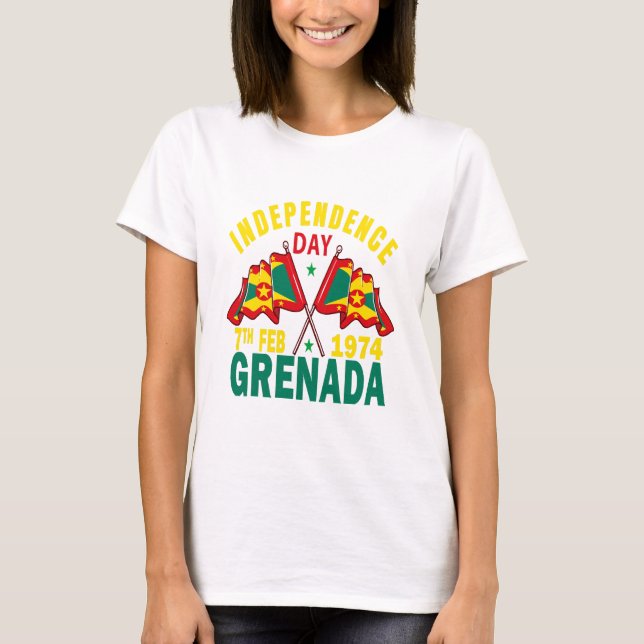 Grenada Independence Day T-Shirt (Front)