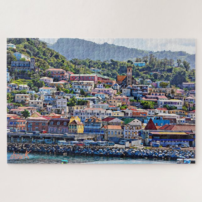 Grenada Jigsaw Puzzle (Horizontal)