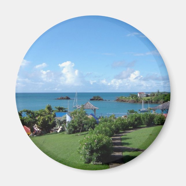 Grenada landscape magnet (Front)