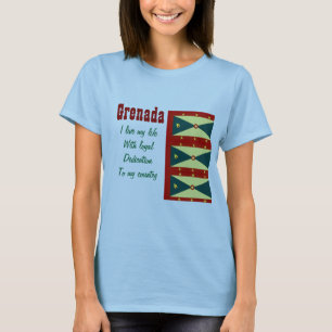 Grenada-loyalty to my country t-shirts