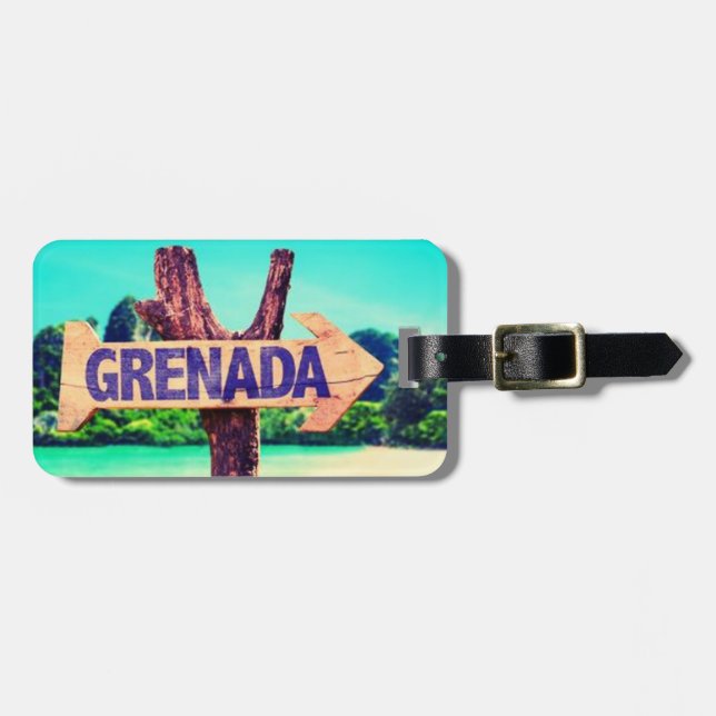 Grenada Luggage Tag (Front Horizontal)