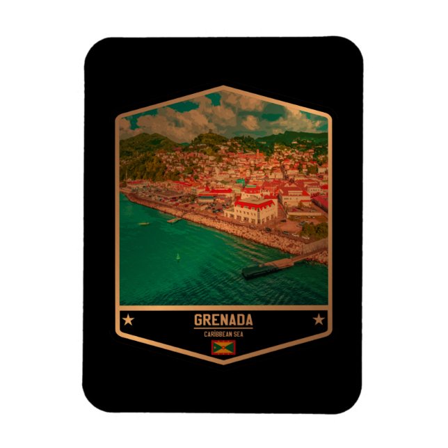 Grenada Magnet (Vertical)