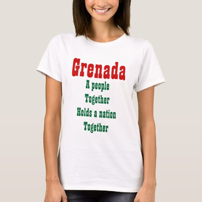 Grenada people t-shirts (Front)